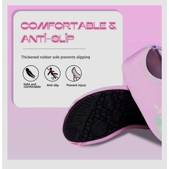 NWT NING UNICORN TODDLER SLIP ON WATER SHOES - Picture 3 of 6